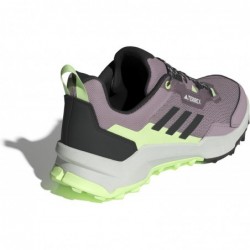 adidas Women's Terrex AX4 Sneaker, Preloved Fig/Black/Green Spark, 7