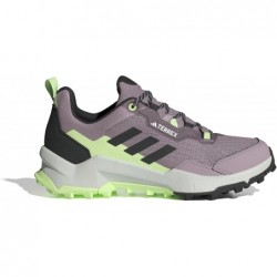 adidas Women's Terrex AX4 Sneaker, Preloved Fig/Black/Green Spark, 7