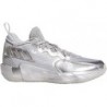 adidas Dame 7 Extended Play Basketball Shoes Grey/Silver Metallic/White