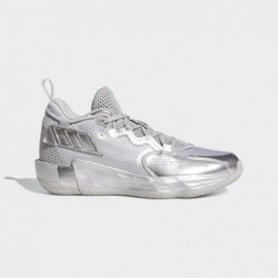 adidas Dame 7 Extended Play Basketball Shoes Grey/Silver Metallic/White