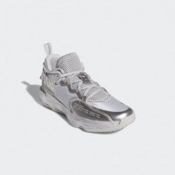 adidas Dame 7 Extended Play Basketball Shoes Grey/Silver Metallic/White