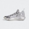 adidas Dame 7 Extended Play Basketball Shoes Grey/Silver Metallic/White