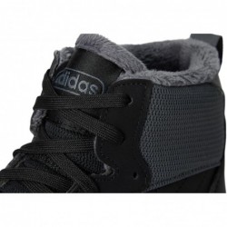 adidas Unisex Break Start Mid Top Winterized Basketball Sneaker, Black/Grey/Black