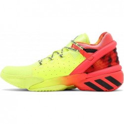 adidas Men's D.O.N. Issue 2 Fire of Greatness Basketball Shoes, Yellow/Red/Black